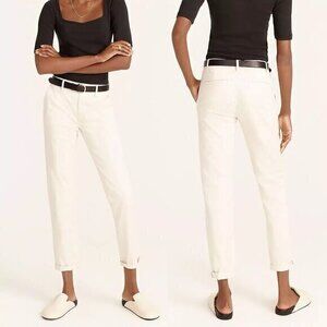 "NWT"‎ J Crew Slim Boyfriend Chino Pant in Natural | Sz 31 Tall